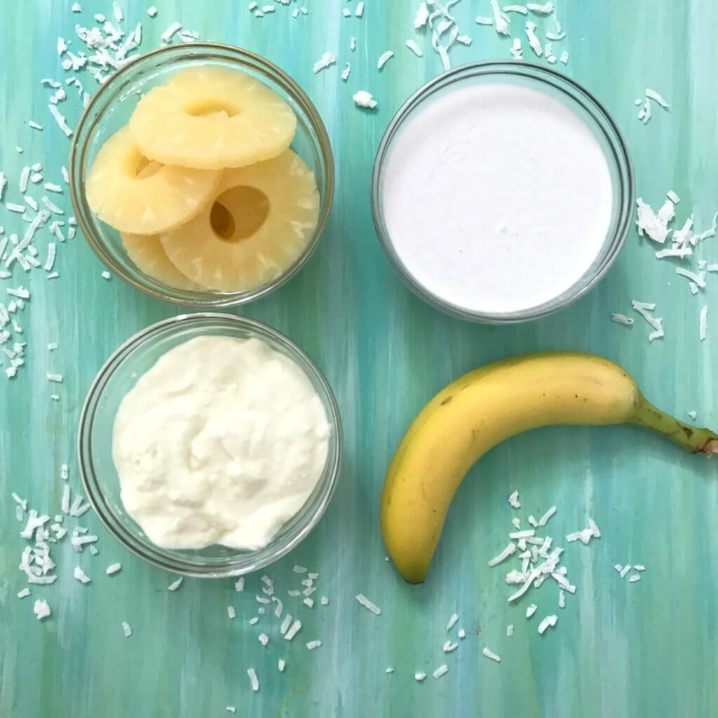 Start your day with ease, convenience and great taste with this Pina Colada Smoothie made with canned fruit. You can get the comfort of a warm weather vacation from your kitchen! 