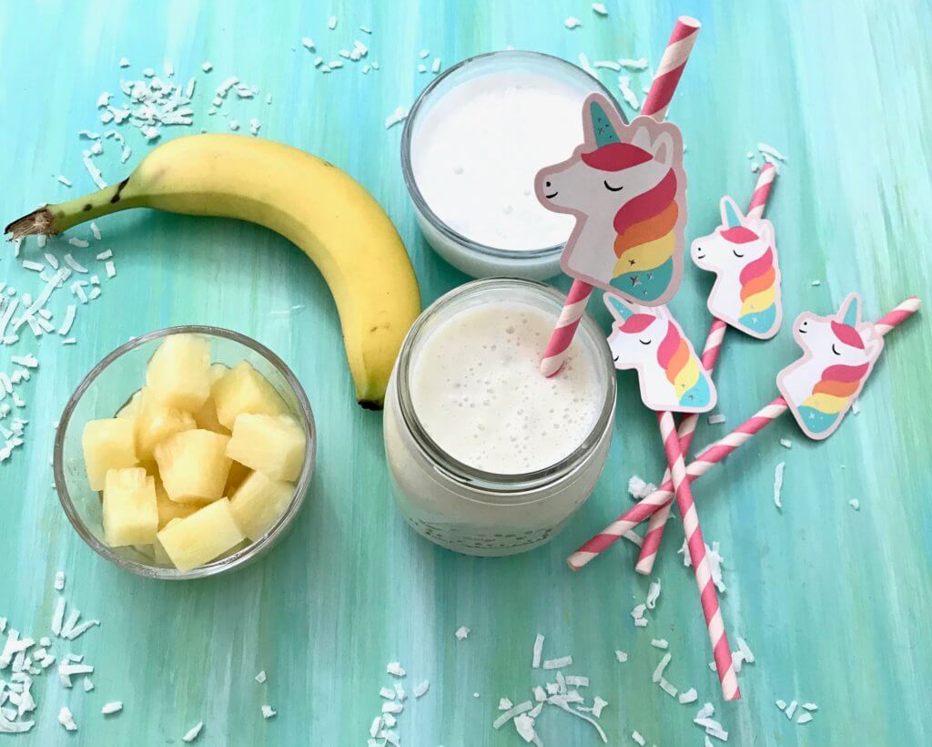 Start your day with ease, convenience and great taste with this Pina Colada Smoothie made with canned fruit. You can get the comfort of a warm weather vacation from your kitchen! 