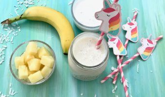 Start your day with ease, convenience and great taste with this Pina Colada Smoothie made with canned fruit. You can get the comfort of a warm weather vacation from your kitchen! 