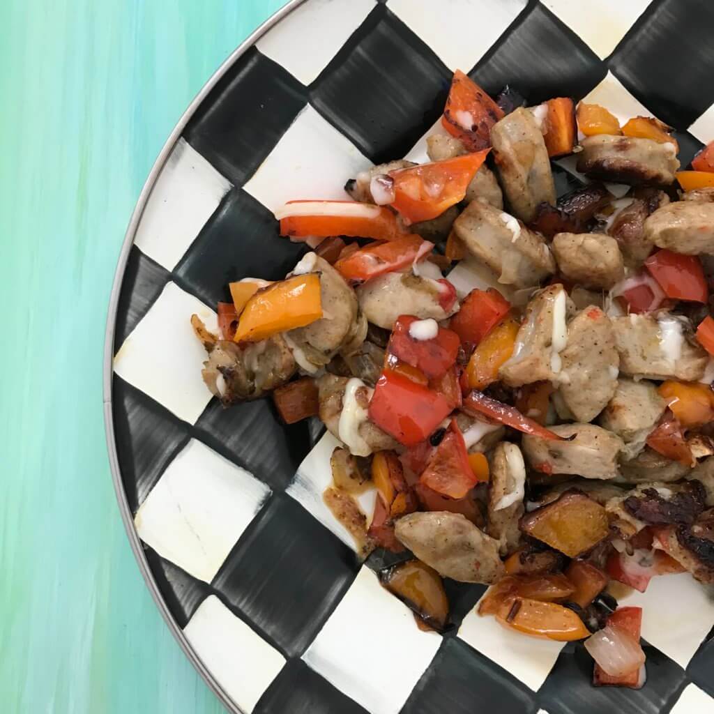 So, if you have bell pepper and sausage fans in your house, give this 20 minute skillet dinner a try! Or consider one of these variations, like sheet pan roasted sausage peppers and onions, or slow cooker Italian sausage, peppers, and onions.