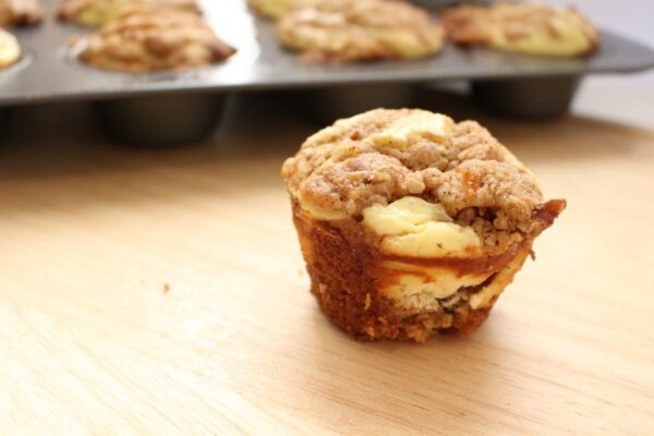 Carrot pumpkin cheesecake muffins.