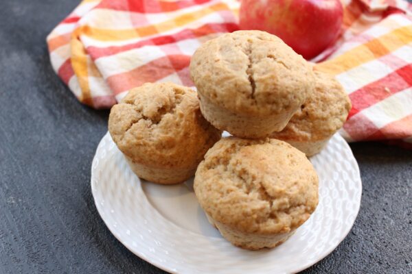 Cinnamon applesauce muffins.