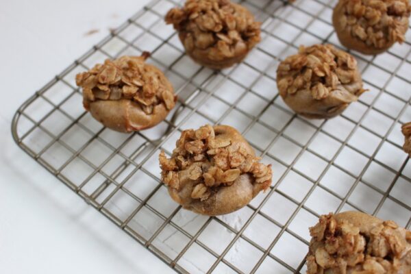 Crunchy peanut butter muffins.