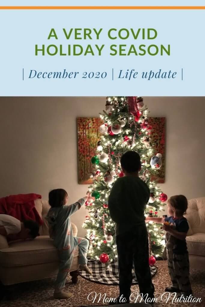 A Very COVID Holiday Season - Mom to Mom Nutrition A Very COVID Holiday Season. The holidays look different for all families this year. Here is how my family is making the most of it. #momtomomnutrition #covidchristmas #motherhood #lifeupdate #foodblogger #momlife