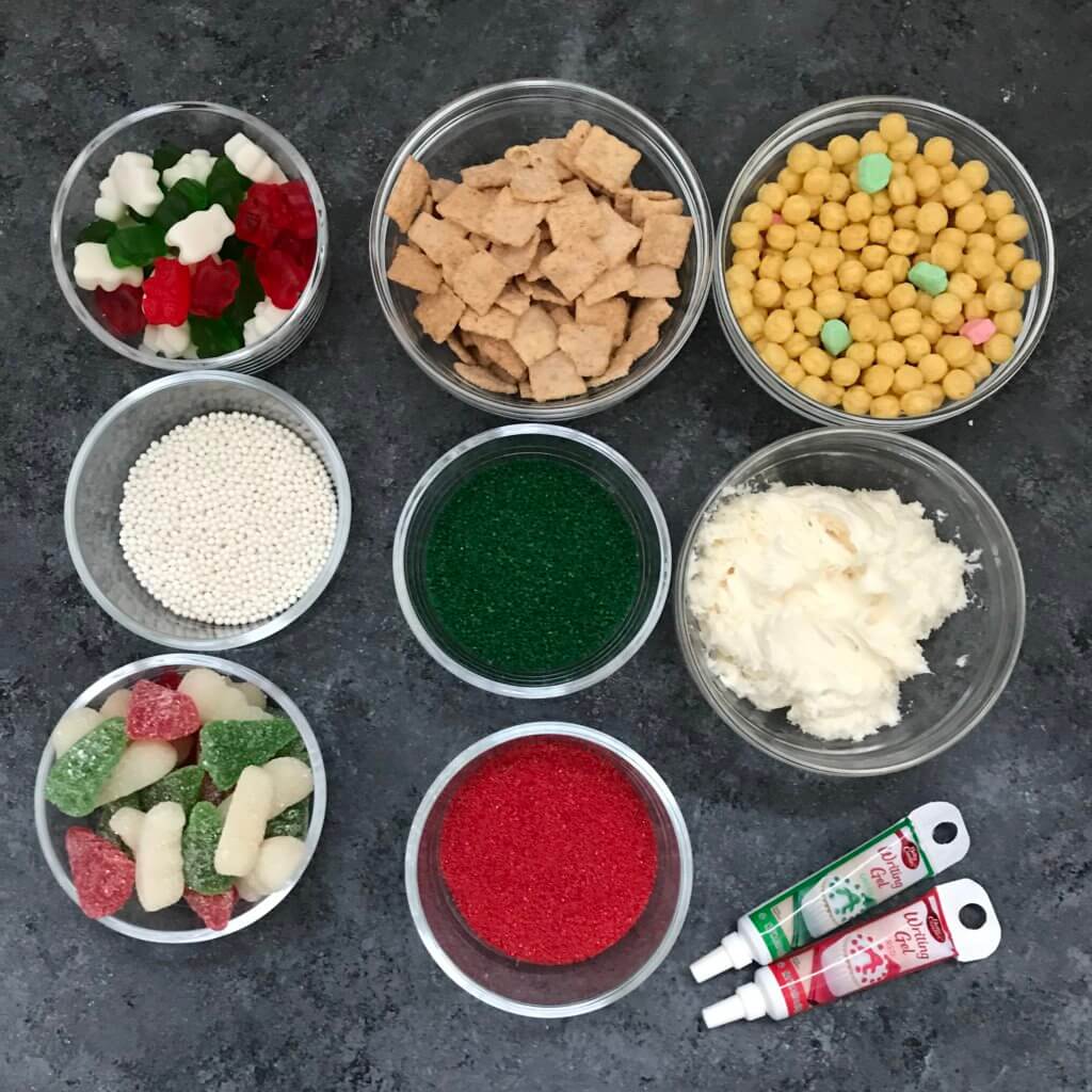 A Christmas Cookie Decorating Station is a simple, fun holiday-inspired activity for kids of all ages. Assemble the station based on your family's preferences for cookies, frosting, and toppings!&nbsp;