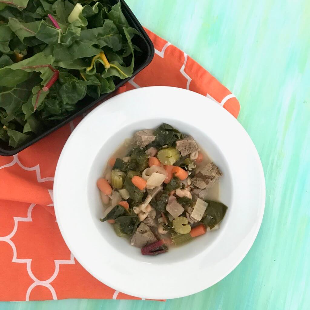 Celebrate strength, wealth, and health in the new year with Beef, Beans, and Greens Soup. Packed with nutrition and made with the ease of leftover beef roast.