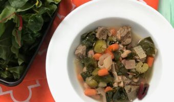 Celebrate strength, wealth, and health in the new year with Beef, Beans, and Greens Soup. Packed with nutrition and made with the ease of leftover beef roast.