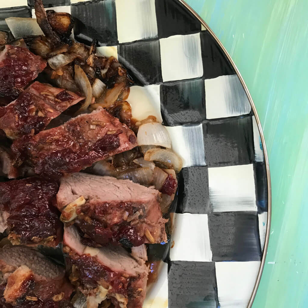 Cherry-Glazed Pork Tenderloin can be roasted or grilled to perfection for a simple or elegant-looking weeknight meal.