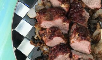 Cherry-Glazed Pork Tenderloin can be roasted or grilled to perfection for a simple or elegant-looking weeknight meal.