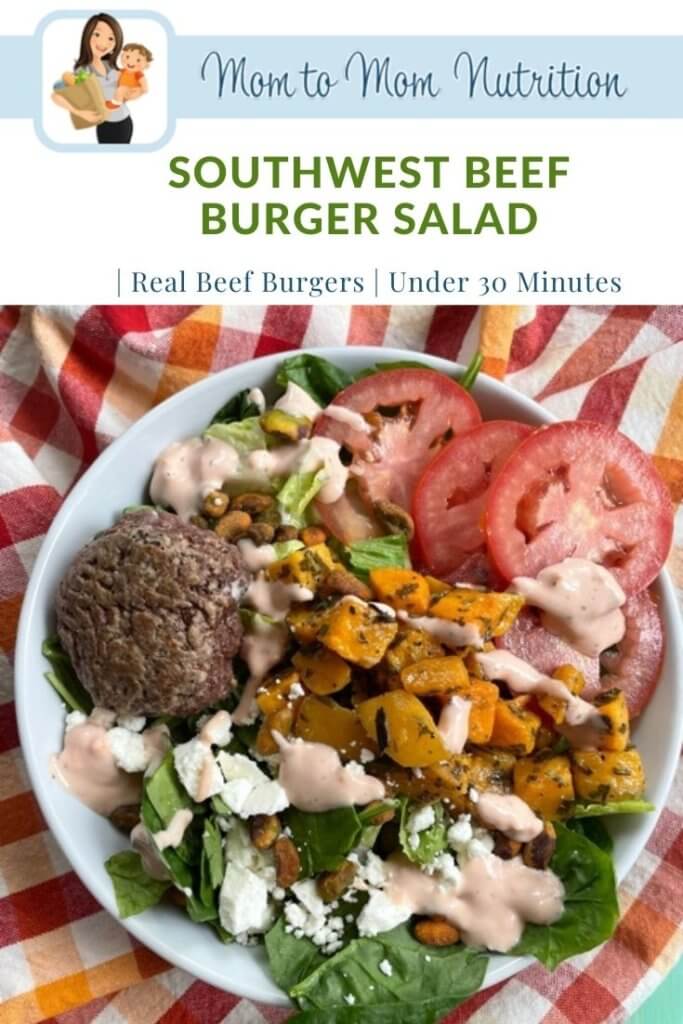 This Southwest Beef Burger Salad brings flavor and nutrition together in a veggie-centric, protein-packed salad that combines leftover grilled beef burgers with leafy greens and crunchy toppings. 
