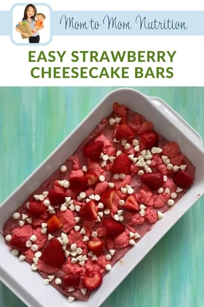 Easy Strawberry Cheesecake Bars are a semi-homemade sweet treat for all ages! A few store-bought ingredients and no cheesecake setting and baking involved. 