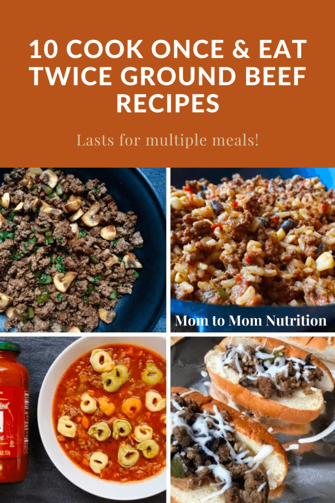 Cook once and eat twice Ground Beef recipes take meal planning to the next level. Cook a batch of Ground Beef that lasts for multiple meals throughout the week.