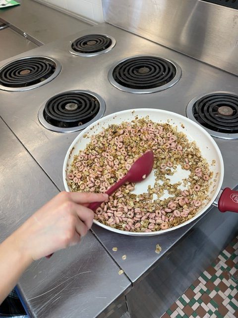 Ready in less than 20 minutes, this Chocolate Strawberry Skillet Granola is packed with chocolate and strawberry flavor in every bite.