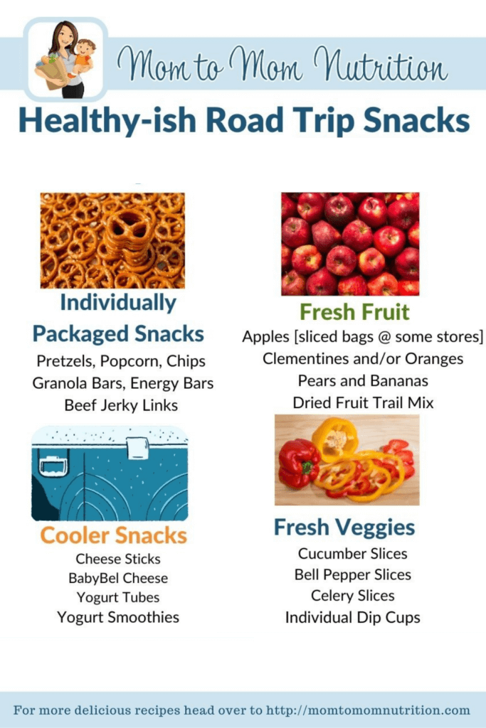 Heading out of town and preparing your family for a few hours on the road together? Be sure to pack one or more of these healthy road trip snacks! 