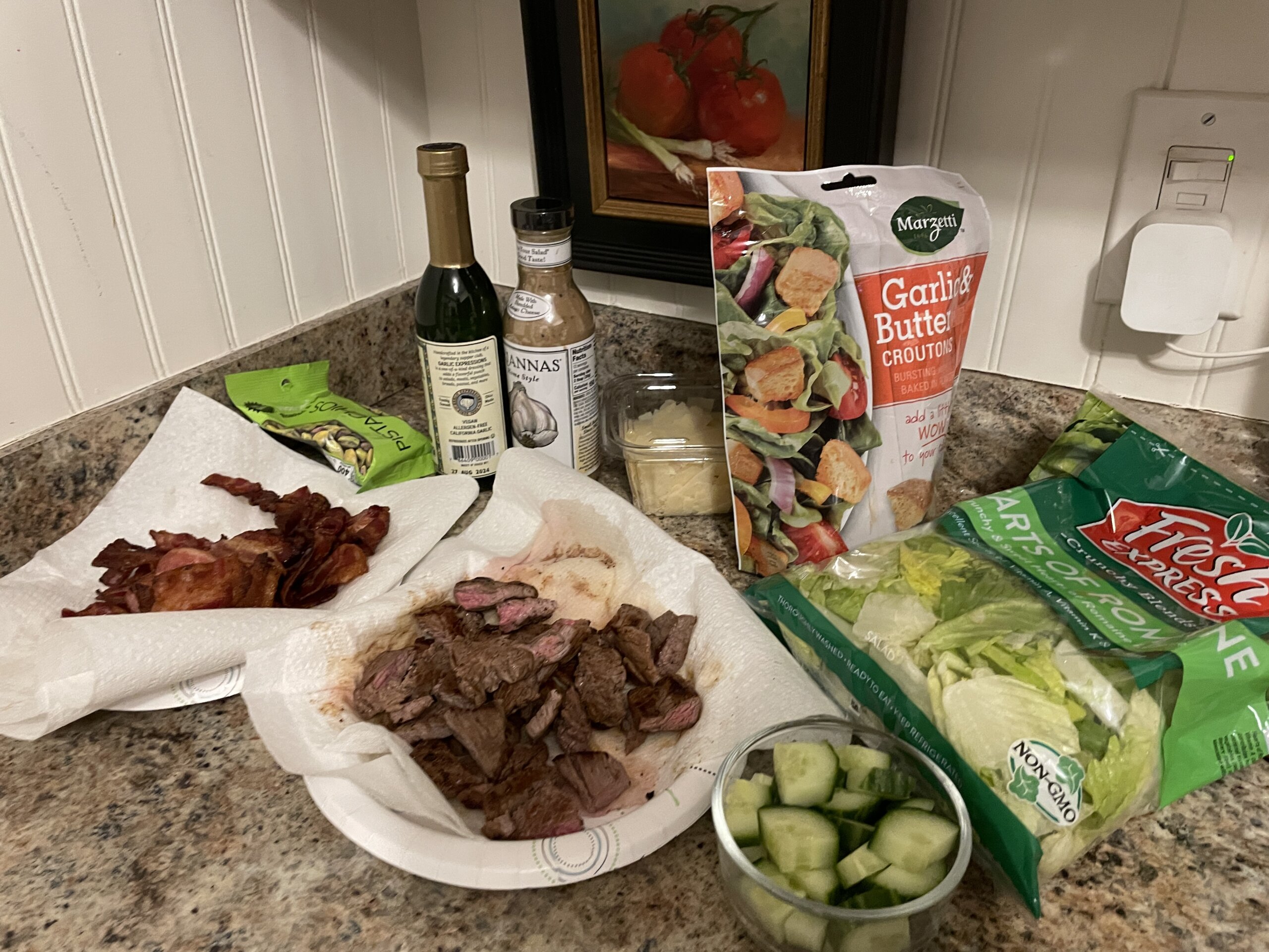 Easy Weeknight Meal: Steak Caesar Salads