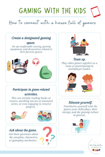 How to connect with your kids when they are really into video games. Get off devices and connect with them. 