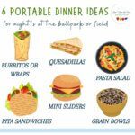 With these six kid-friendly portable dinner ideas, you can make sure your young athletes have a satisfying meal before their sports games.