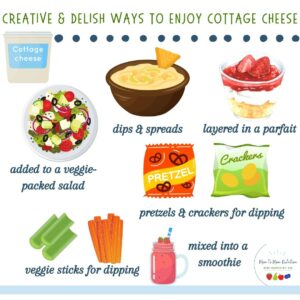 Are you a fan of cottage cheese? Here are a few creative and delicious ways to enjoy cottage cheese each and every day! 