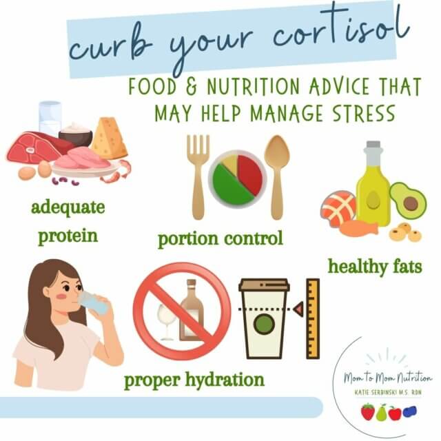 10 healthy eating tips that may help you lower your cortisol levels. 
