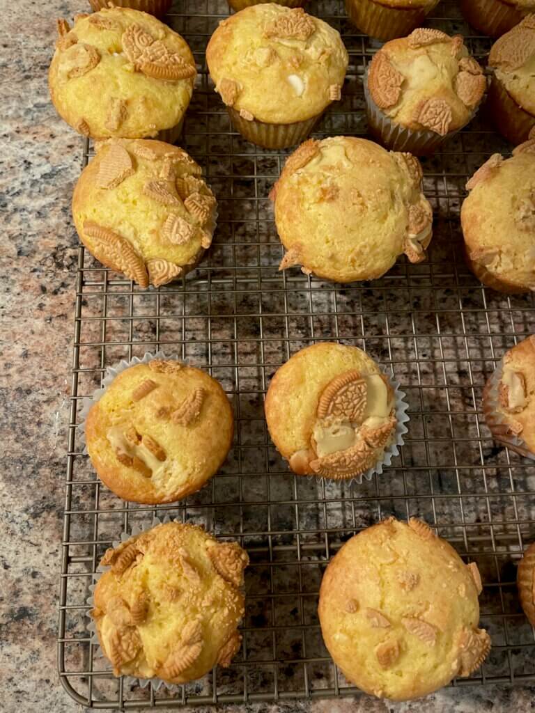 These lemon cheesecake muffins are the perfect easy treat for lemon lovers! Made with just a few simple ingredients including lemon cake mix, they come together quickly for a delicious homemade dessert.