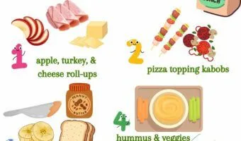 While sandwiches are the easiest lunch option, if your child won't eat them, YOU need options. Here are 4 healthy non-sandwich school lunch ideas!  