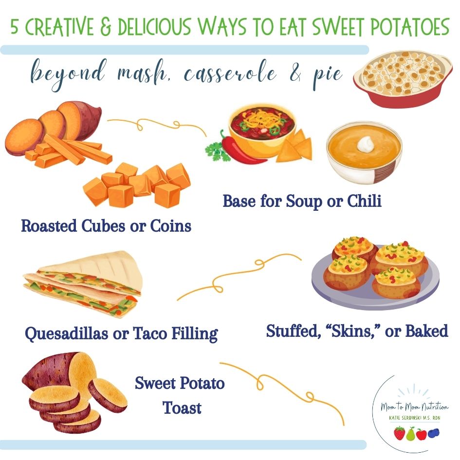 Here are 5 creative and delicious ways to enjoy sweet potatoes any day of the week.