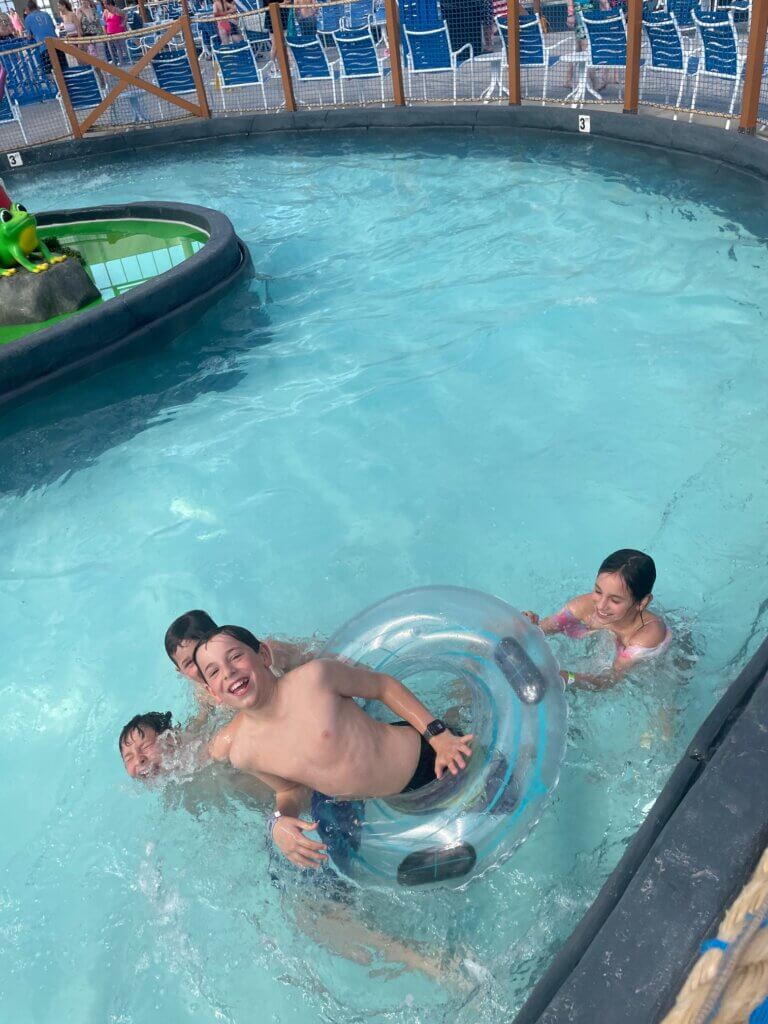 Take a trip to Frankenmuth, MI + Bavarian Blast Indoor Waterpark Review by a Mom of 4 expert waterpark adventurers. 