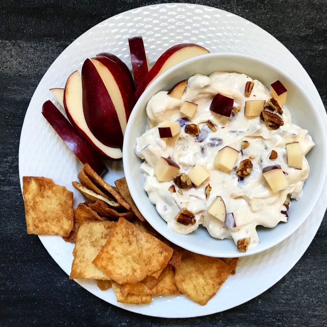 Discover 5 simple, healthy apple dips made with Greek yogurt, nut butter, caramel, pumpkin, and chocolate hummus. Perfect fall snack ideas for families!
