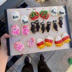 Halloween sugar cookie decorating made easy! Fun, messy, and memorable family night with kids using store-bought frosting and spooky cookie cutters.