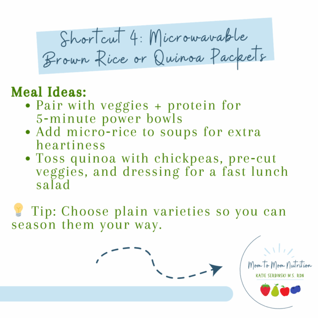 Short on time and energy? These 4 simple meal prep shortcuts help busy moms eat well without stress—even when food prep feels impossible.