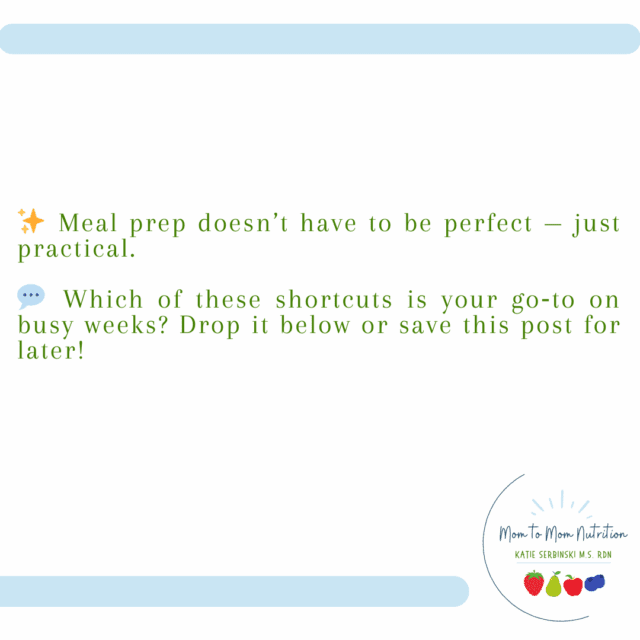 Short on time and energy? These 4 simple meal prep shortcuts help busy moms eat well without stress—even when food prep feels impossible.