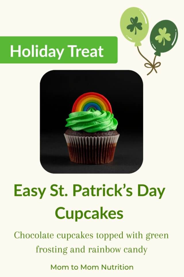 These easy St. Patrick’s Day cupcakes with green frosting and rainbow candy are a fun and festive dessert kids will love. Perfect for parties, classrooms, or baking with kids.