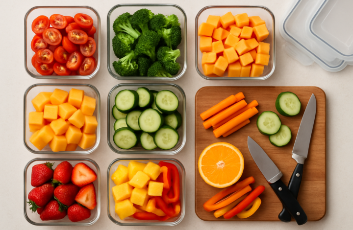 Meal prep doesn’t have to mean cooking all day Sunday. Learn how to start simple meal prep with just 2–3 foods per week and make meals easier all week long.