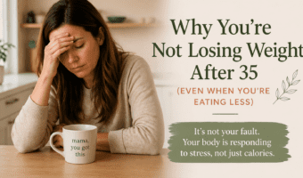 Not losing weight after 35 even though you’re eating less and exercising? Learn why under-eating, stress, and hormones can stall weight loss—and what to do instead.