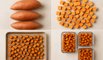 Hate meal prep or feel like you don’t have time? Try this realistic “meal prep lite” approach for busy moms to make dinner easier without spending hours cooking.