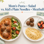 Stop making two dinners. Learn the simple “same dinner, different plate” method to feed picky eaters without extra stress.