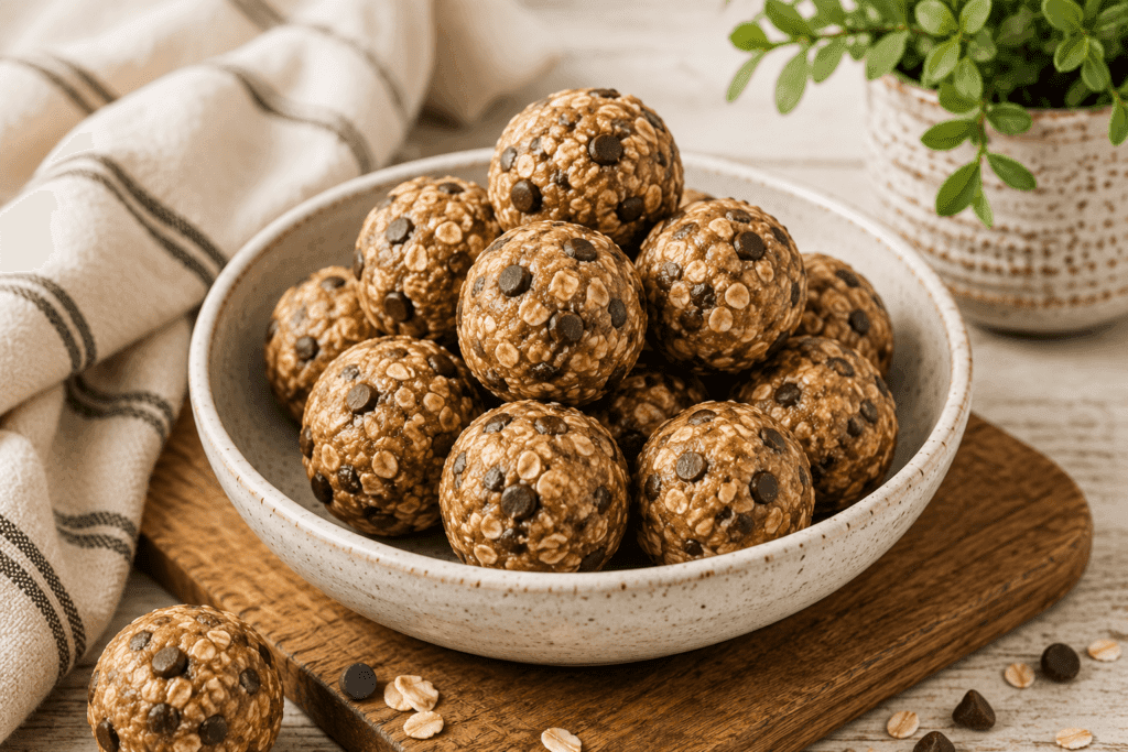 peanut butter protein balls - Mom to Mom Nutrition peanut butter protein balls